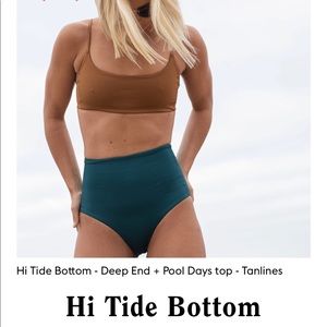 Left on Friday High Tide Bottoms Teal
